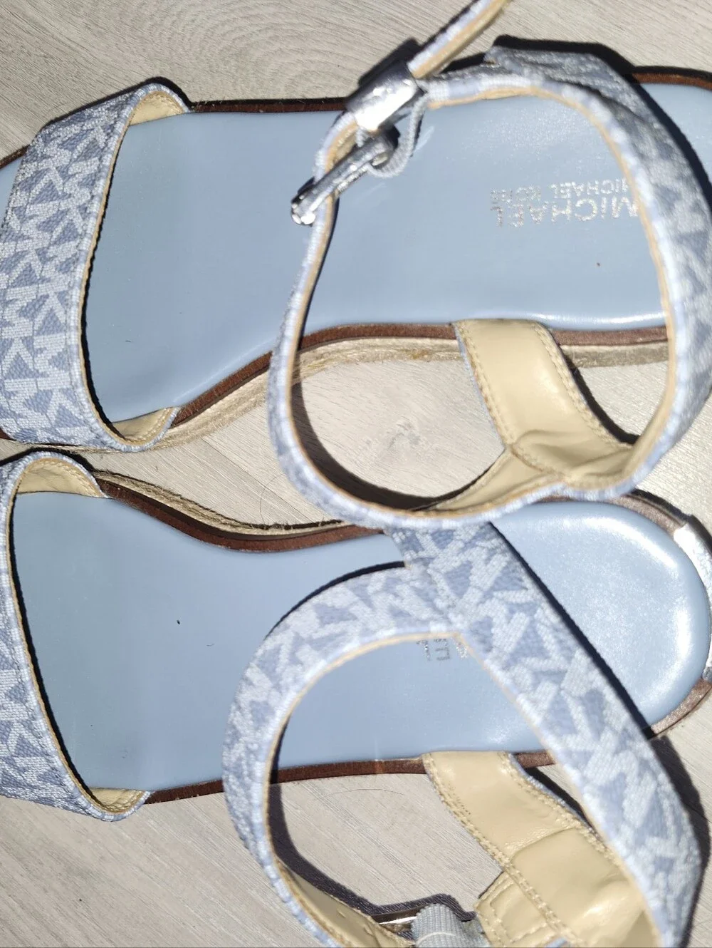 Michael Kors Richie Espadrille Platform Wedge Sandals